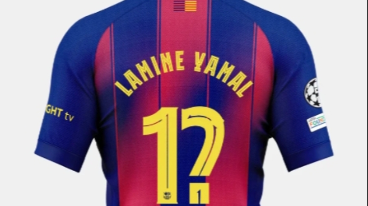 “1?”巴萨官方商城上架亚马尔神秘印号球衣，官宣号码后交付